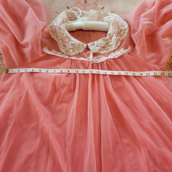 Vintage Chiffon Peignoir/ Robe (Gossard Artemis) - Picture 11 of 14